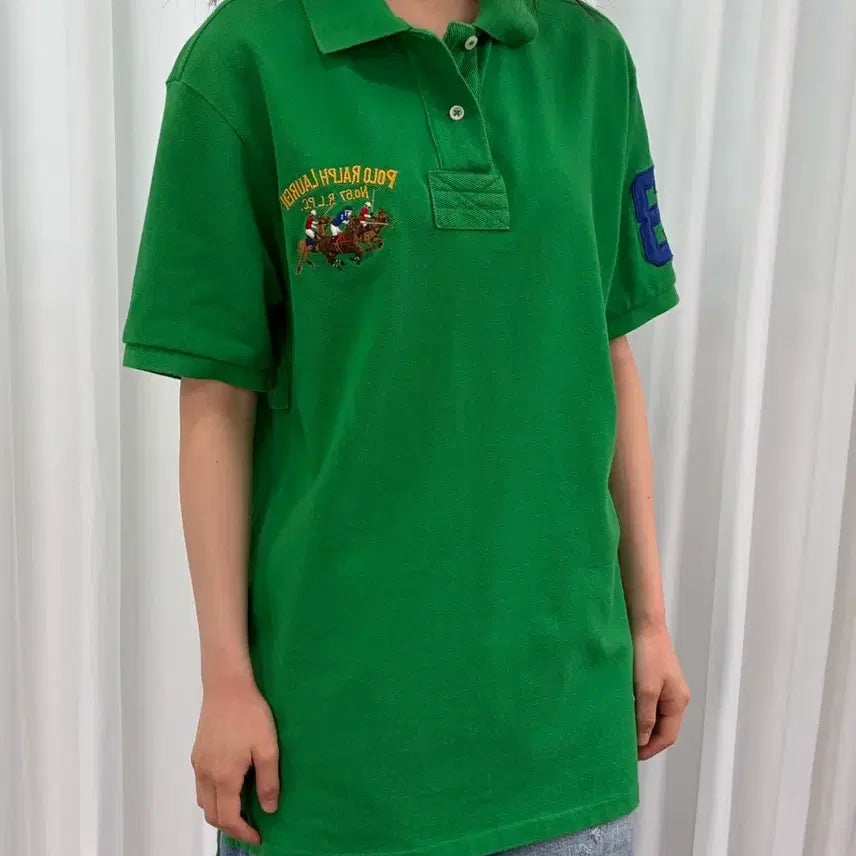 [BUNJANG] Polo Ralph Lauren Big Pony Chief Keith Polo Shirt / [L]폴로 랄프로렌 빅포니 치프키프 카라 티셔츠