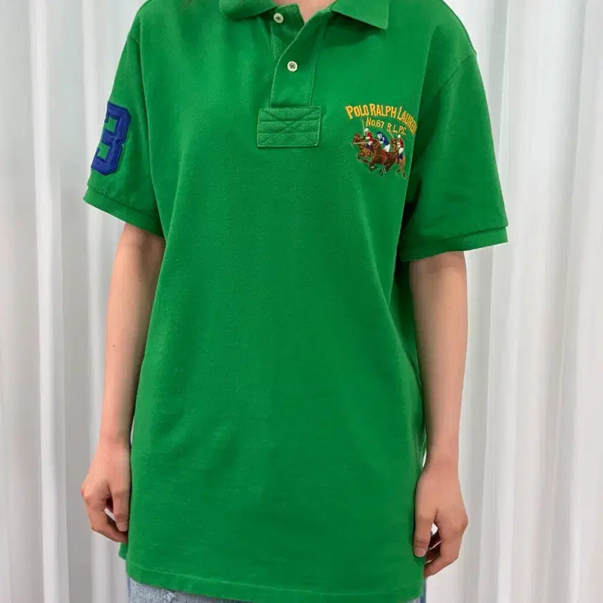 [BUNJANG] Polo Ralph Lauren Big Pony Chief Keith Polo Shirt / [L]폴로 랄프로렌 빅포니 치프키프 카라 티셔츠