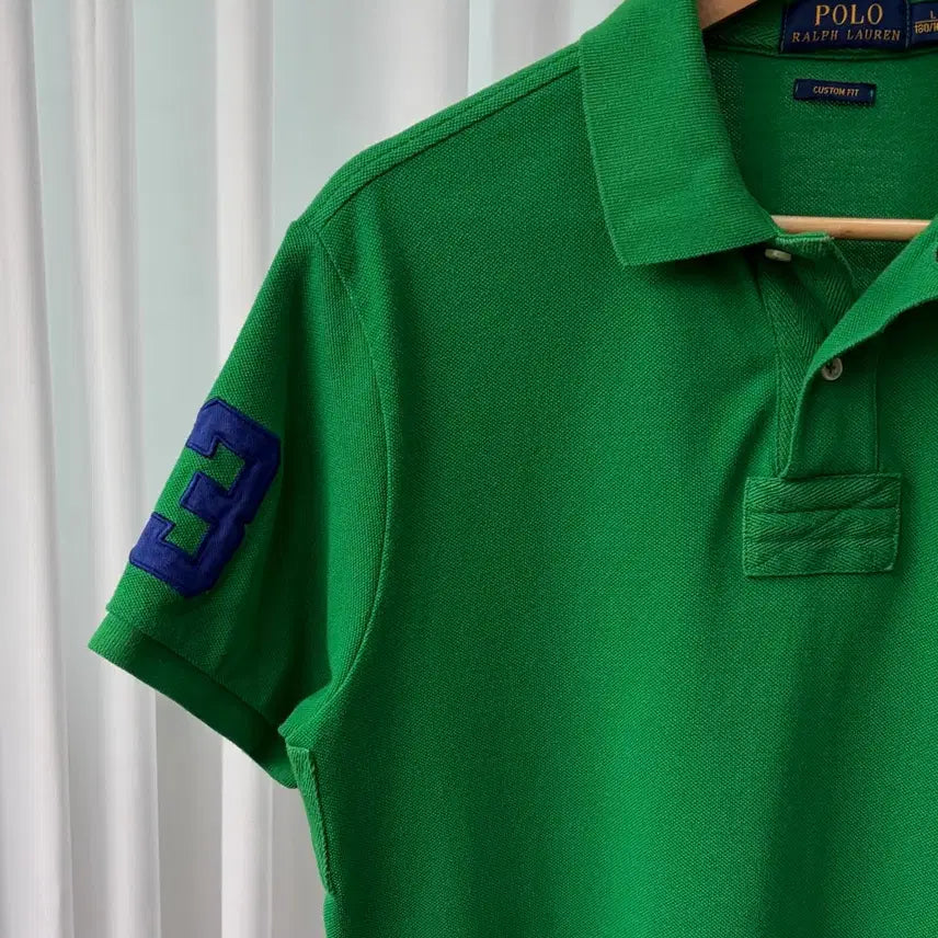 [BUNJANG] Polo Ralph Lauren Big Pony Chief Keith Polo Shirt / [L]폴로 랄프로렌 빅포니 치프키프 카라 티셔츠