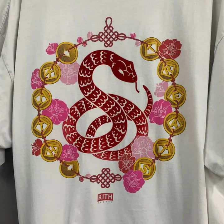 [BUNJANG] KITH Snake Print Street T-shirt / XXL KITH 키스 스네이크 뱀 프린팅 스트릿 반팔티