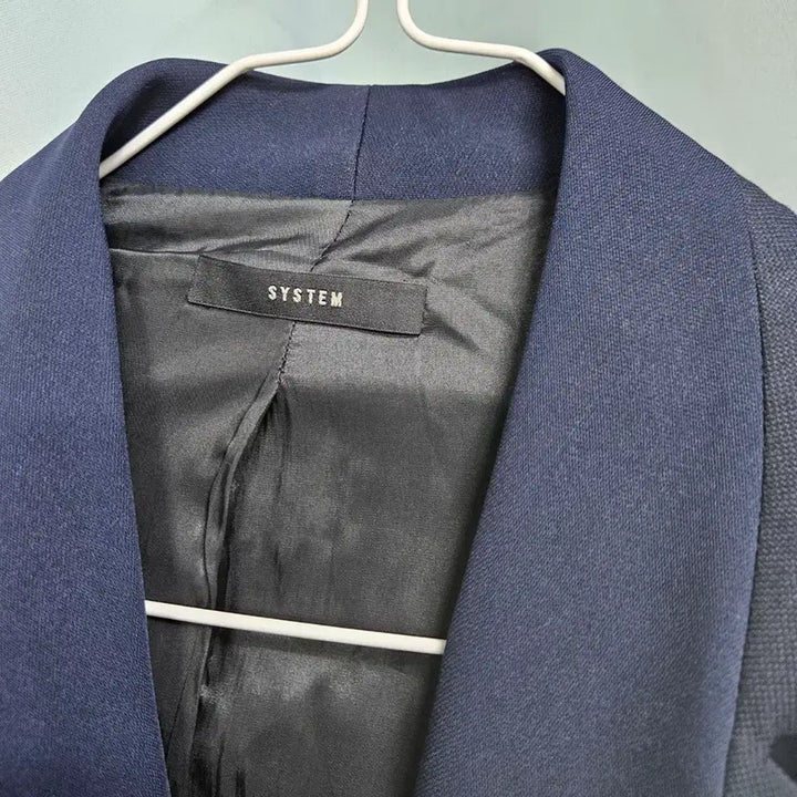 [BUNJANG] SYSTEM Navy Double Button Jacket S / SYSTEM 시스템 네이비 더블 버튼 자켓 S
