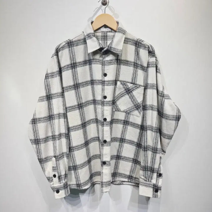 [BUNJANG] ETHOS Oversized Tartan Check Flannel Shirt / ETHOS 에토스 오버핏 타탄 체크 플란넬 셔츠