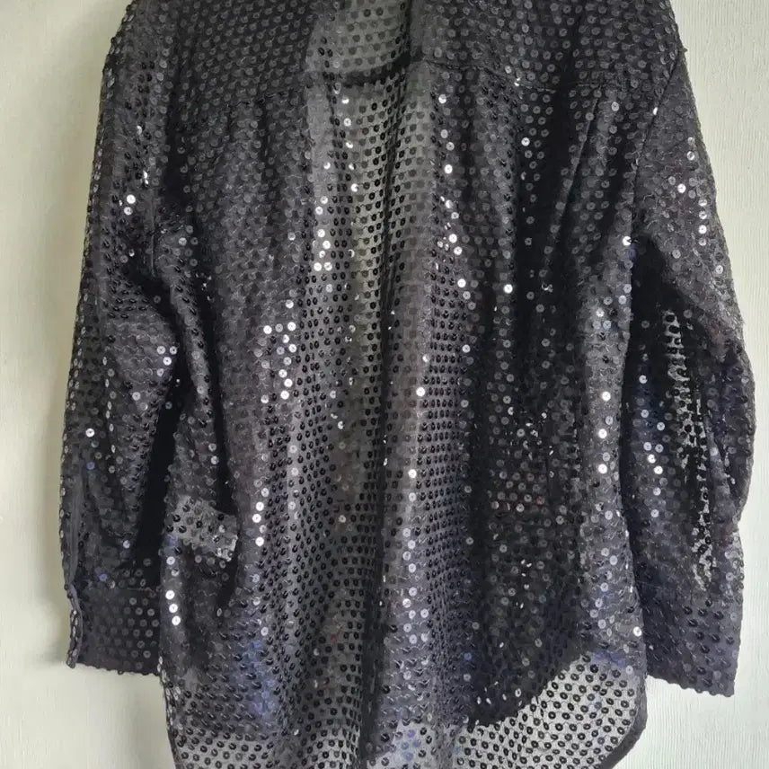 [BUNJANG] MSGM Sequin Shirt Blouse / msgm 스팡글 셔츠블라우스