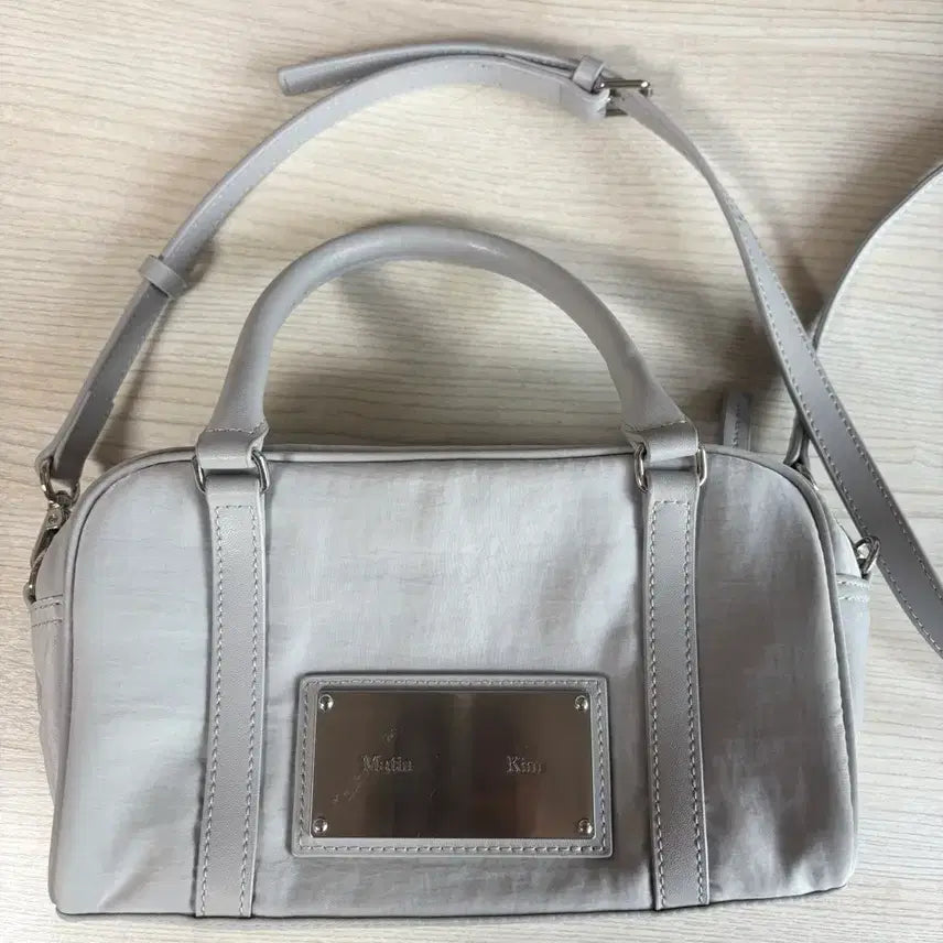 [BUNJANG] Matinkim Baby Sporty Tote Bag Light Grey / 마뗑킴 베이비 스포티 토트백 라이트 그레이