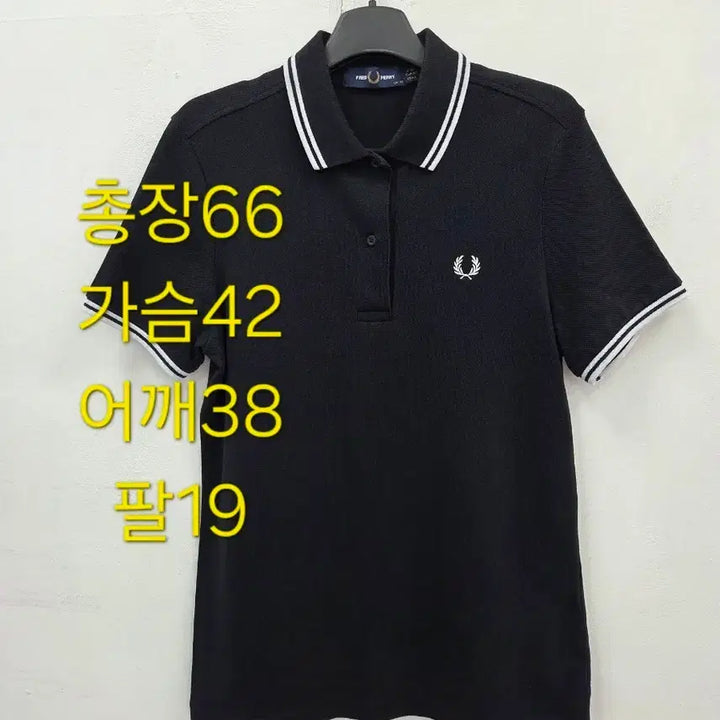 [SOLD OUT] M 프레드페리 블랙 여성 반팔 피케 폴로티