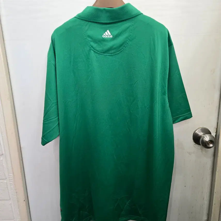 [SOLD OUT] XL,105,택있는 새상품) adidas 아디다스 그린 카라 반팔티셔츠