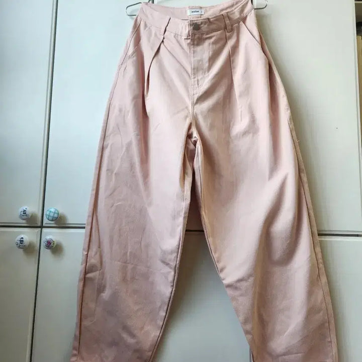 [BUNJANG] Meilan Pink Wide Leg Pants / 핑크색.카키색  와이드 항아리팬츠.택포
