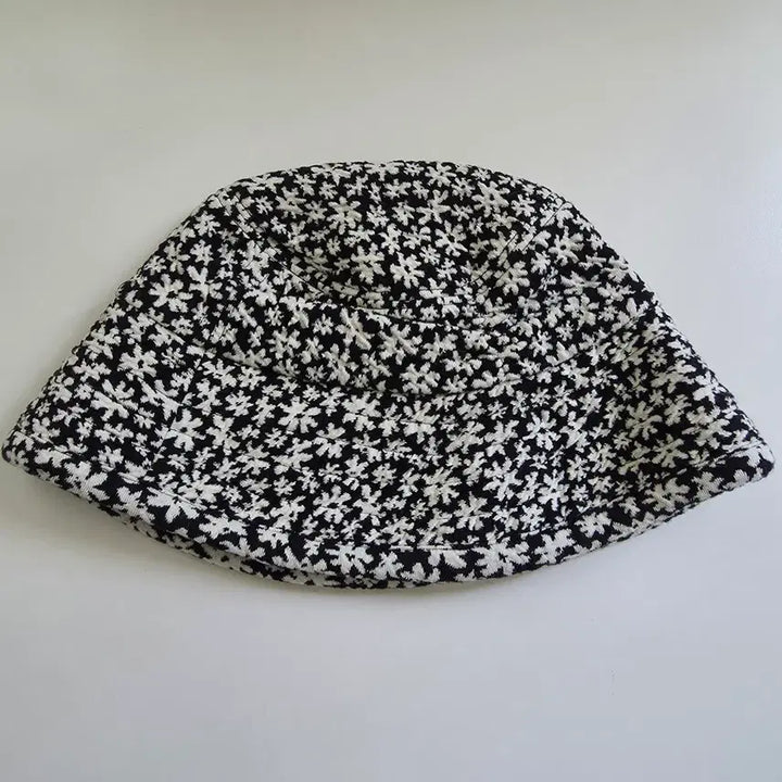[BUNJANG] Floral Pattern Bucket Hat / 플라워 패턴 벙거지 모자