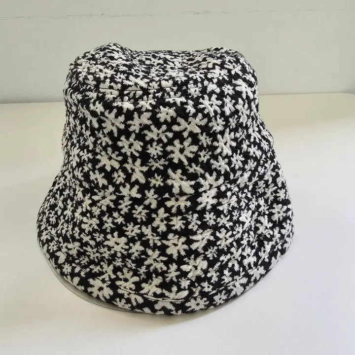 [BUNJANG] Floral Pattern Bucket Hat / 플라워 패턴 벙거지 모자