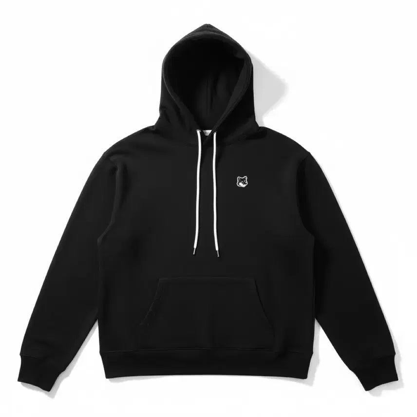 [BUNJANG] Maison Kitsune Hooded Sweatshirt / 메종키츠네후드 블랙