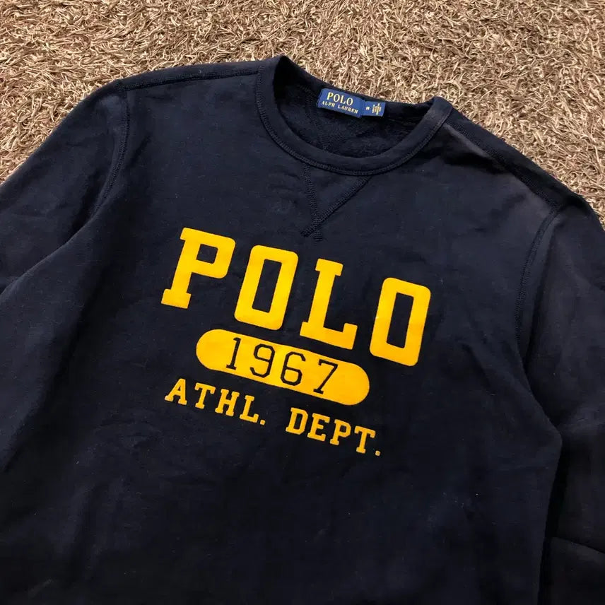 [BUNJANG] Polo Ralph Lauren Fading Logo Sweatshirt / M 폴로 랄프로렌 로고 페이딩 스웻셔츠 맨투맨