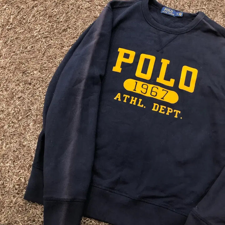 [BUNJANG] Polo Ralph Lauren Fading Logo Sweatshirt / M 폴로 랄프로렌 로고 페이딩 스웻셔츠 맨투맨