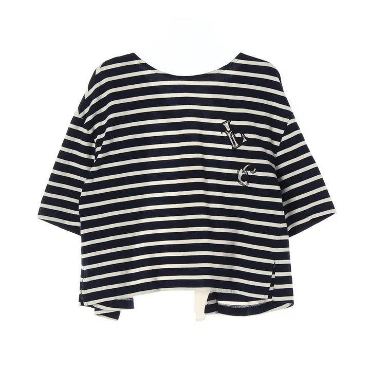 [BUNJANG] LUCKY CHOUETTE Striped T-shirt / 럭키슈에뜨 반팔 티셔츠 36size