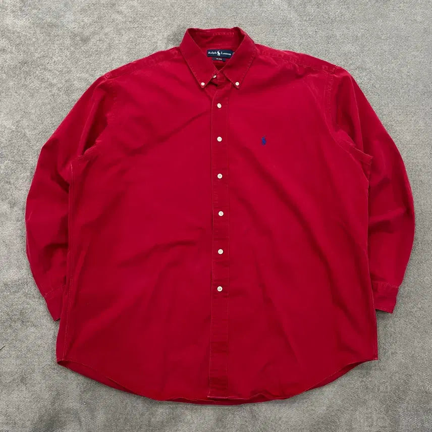 [SOLD OUT] XL 폴로 랄프로렌 레드 셔츠