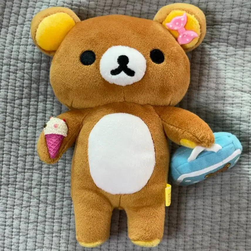 [BUNJANG] Rilakkuma Ice Cream Bag Plush Doll / 리락쿠마 인형 판매