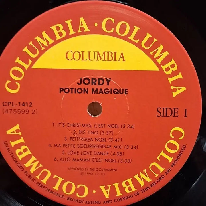 [BUNJANG] Jordy Potion Magique LP / 영화 마이키 이야기 Jordy Potion Magique LP