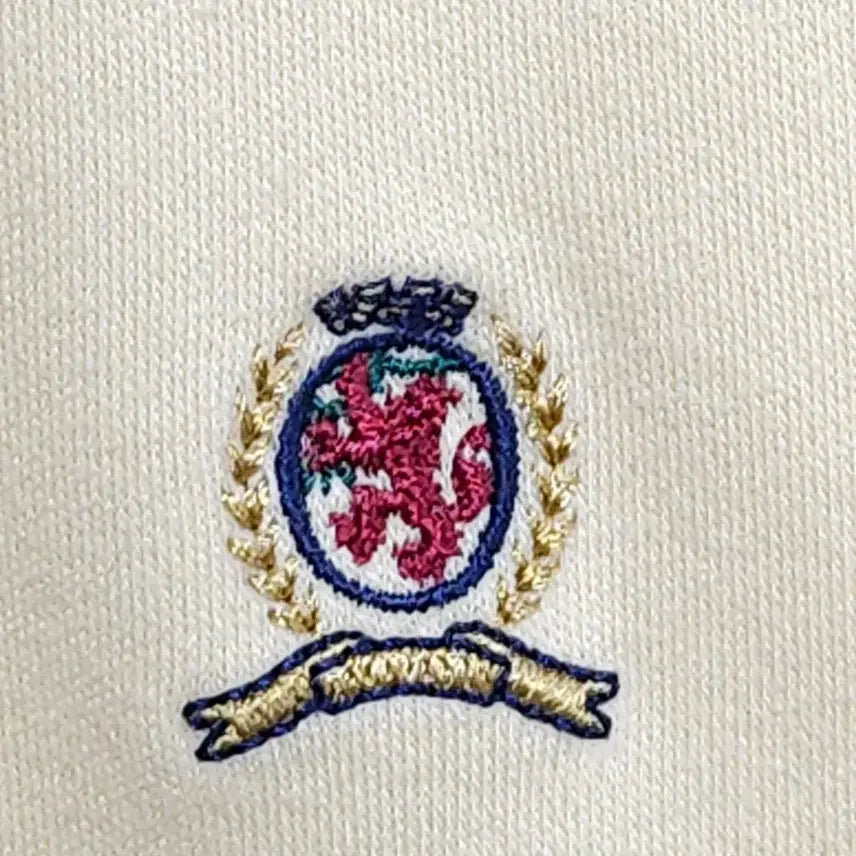 [BUNJANG] Tommy Hilfiger Crest Logo Luxury Cotton PK Polo Shirt / 타미힐피거 월계수 로고 럭셔리코튼 PK 반팔 카라티 남성95 여성오버핏