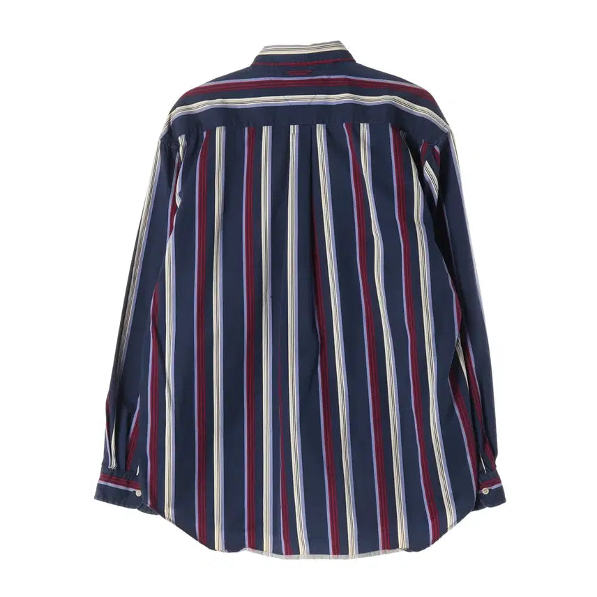 [BUNJANG] Tommy Hilfiger Stripe Shirt Navy XL / 타미힐피거 스트라이프 셔츠 네이비 XL