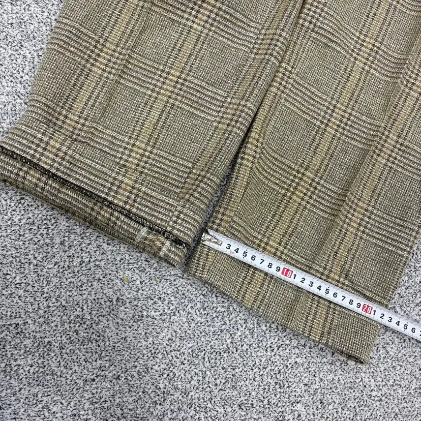[BUNJANG] Munsingwear Check Wool Rayon Pants / 100 먼싱웨어 체크 울 레이온 바지 0414J