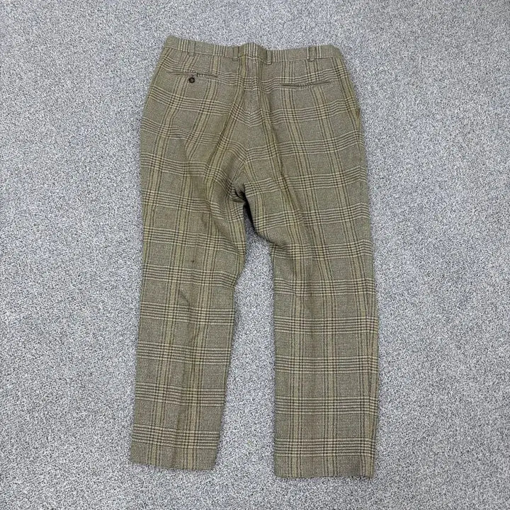 [BUNJANG] Munsingwear Check Wool Rayon Pants / 100 먼싱웨어 체크 울 레이온 바지 0414J