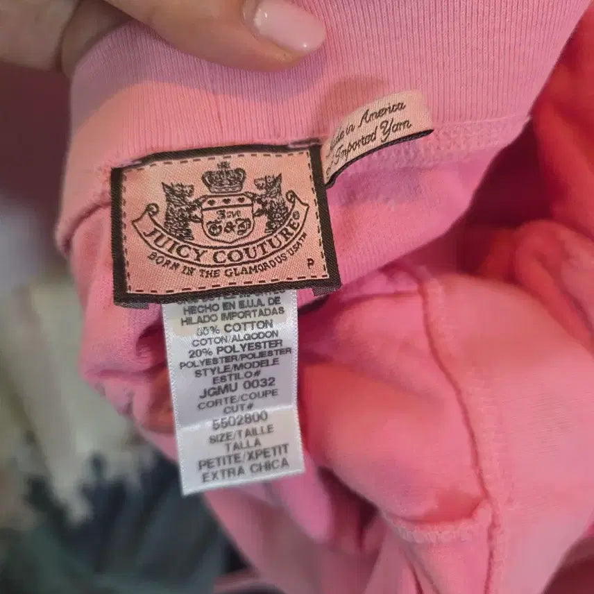 [BUNJANG] Juicy Couture Pink Terry Cloth Training Set / 쥬시꾸뛰르 핑크 태리 트레이닝 셋업