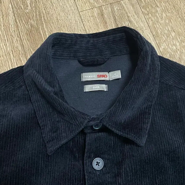 [BUNJANG] Spao Black Corduroy Shirt - M Size / 스파오 검정 코듀로이 셔츠 M사이즈