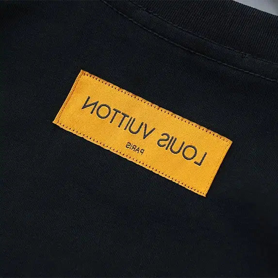 [BUNJANG] Louis Vuitton Monogram Flower Embroidered Logo Round T-shirt / 모노 플라워 자수로고 라운드 티셔츠
