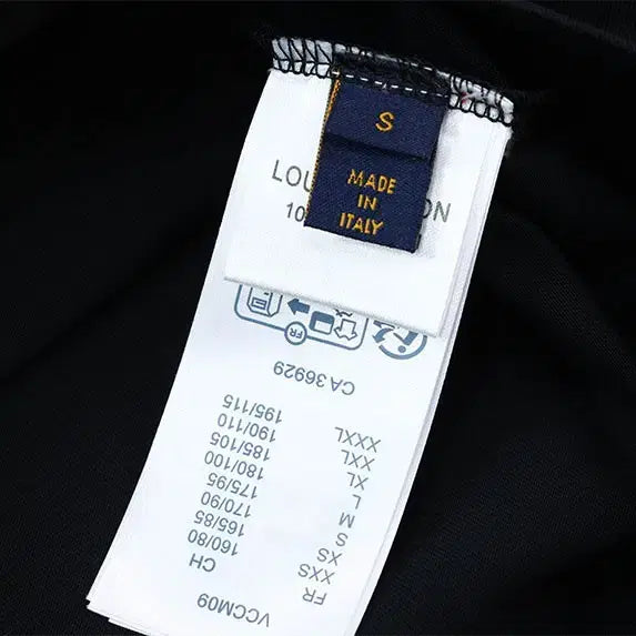 [BUNJANG] Louis Vuitton Monogram Flower Embroidered Logo Round T-shirt / 모노 플라워 자수로고 라운드 티셔츠