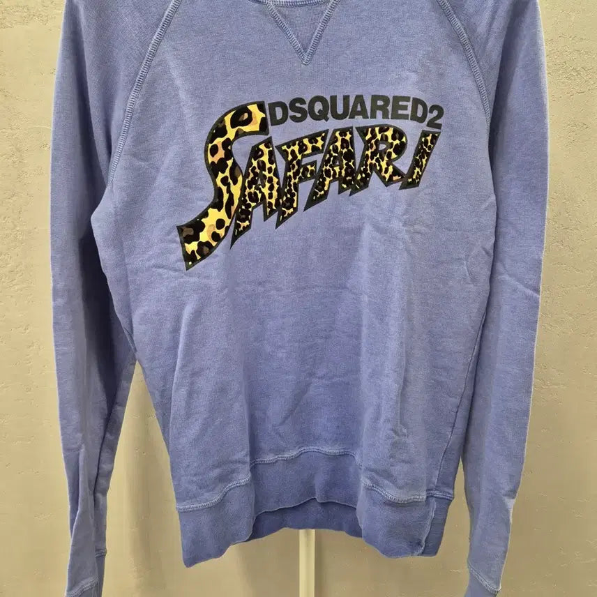 [BUNJANG] Dsquared2 Printed Crewneck Blue M / 디스퀘어드2 프린팅맨투맨 블루 M