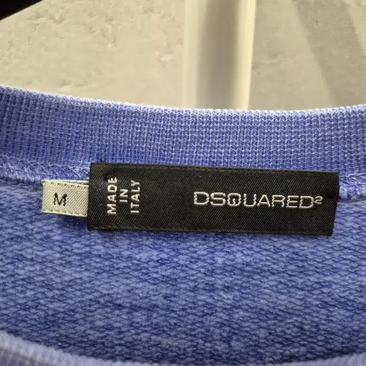 [BUNJANG] Dsquared2 Printed Crewneck Blue M / 디스퀘어드2 프린팅맨투맨 블루 M