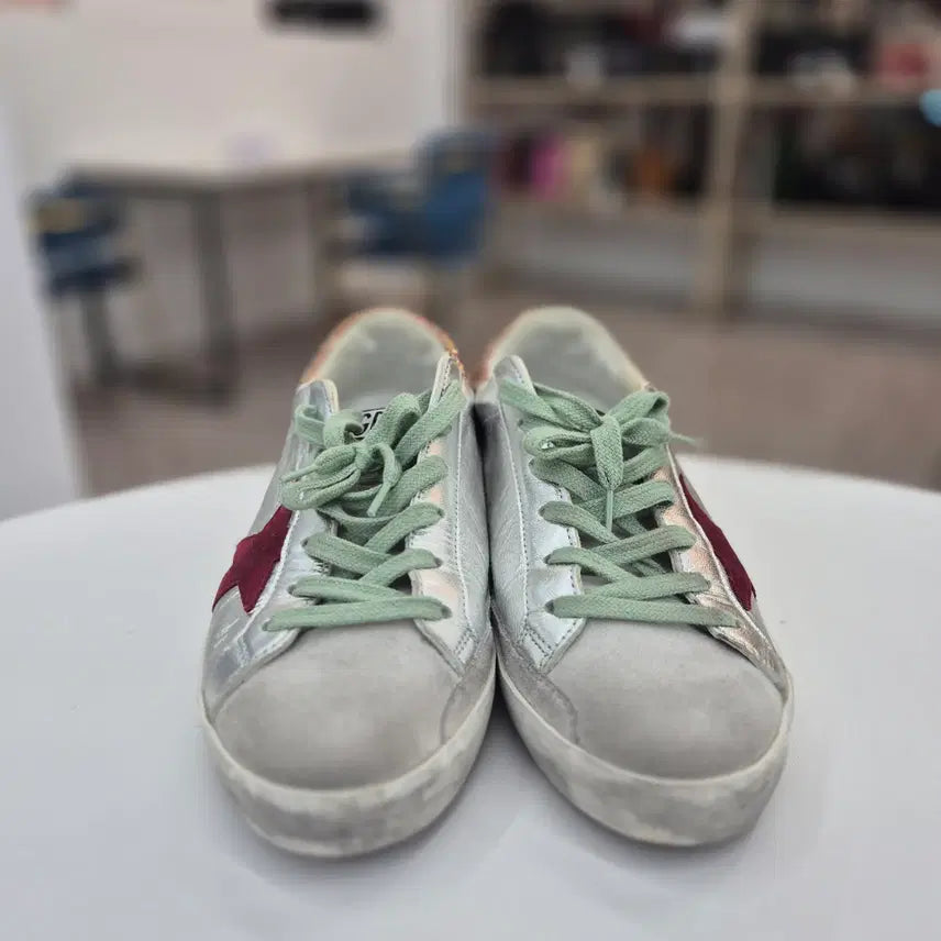 [BUNJANG] Golden Goose Superstar Sneakers (Silver) - Size 37 / [중고명품 럭스올 울산점] 골든구스 슈퍼스타 스니커즈 37사이즈