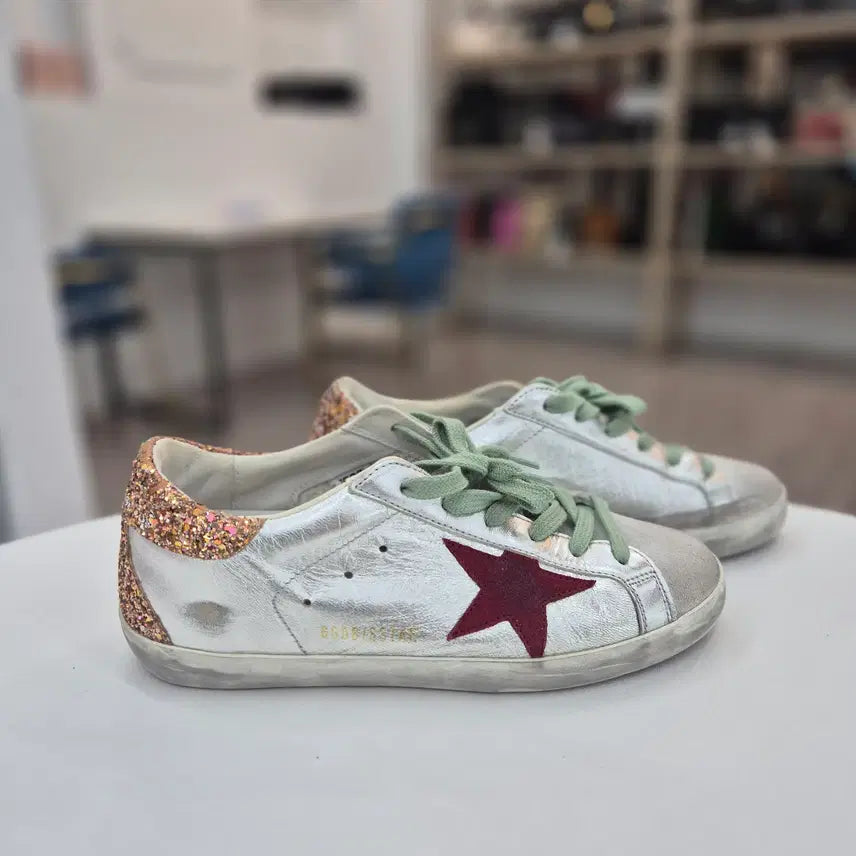 [BUNJANG] Golden Goose Superstar Sneakers (Silver) - Size 37 / [중고명품 럭스올 울산점] 골든구스 슈퍼스타 스니커즈 37사이즈