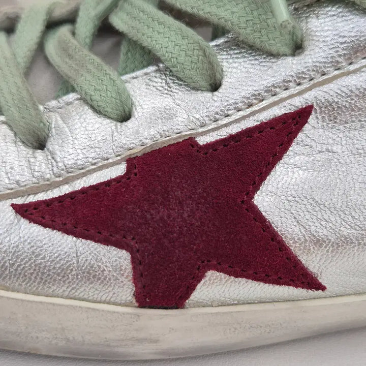 [BUNJANG] Golden Goose Superstar Sneakers (Silver) - Size 37 / [중고명품 럭스올 울산점] 골든구스 슈퍼스타 스니커즈 37사이즈