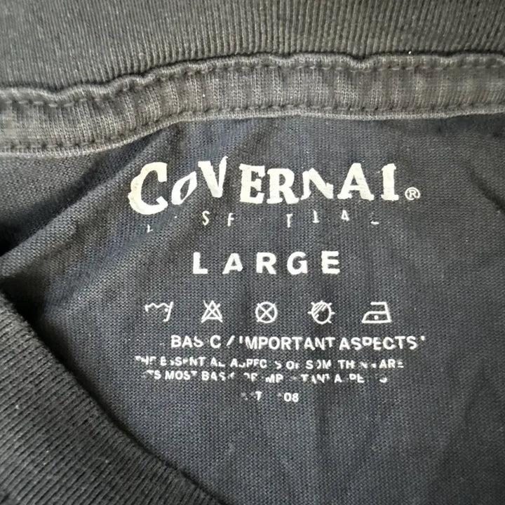 [BUNJANG] Covernat Small Logo T-shirt / L 커버낫 스몰로고 반팔 티셔츠 0414T