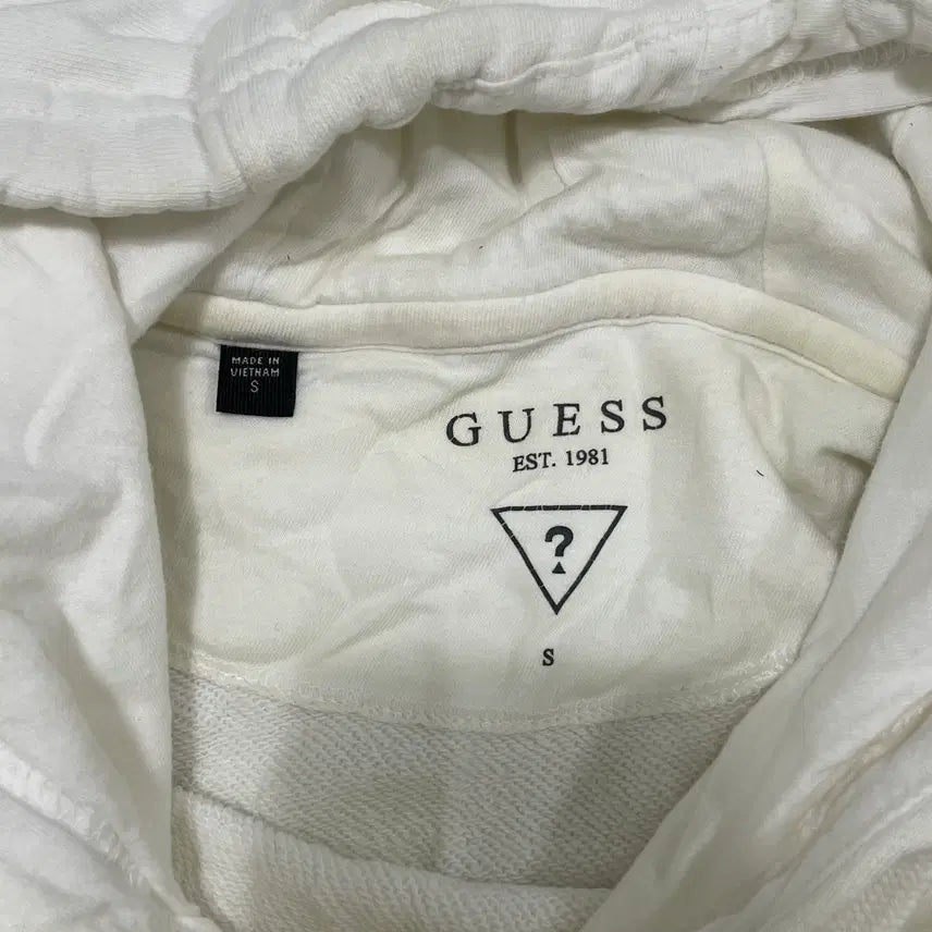 [BUNJANG] Guess Big Triangle Logo Cotton Hoodie / S 게스 빅 삼각로고 코튼 후드티셔츠 0416-1
