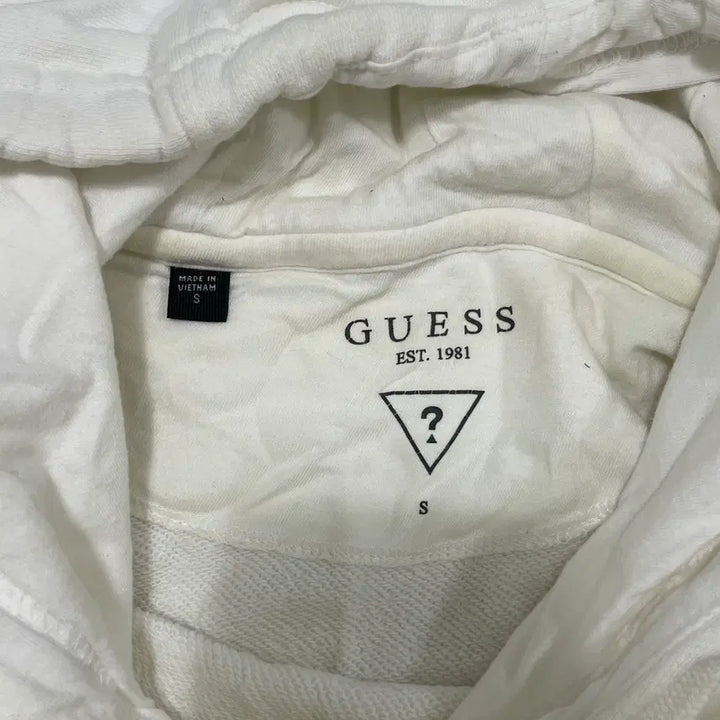 [BUNJANG] Guess Big Triangle Logo Cotton Hoodie / S 게스 빅 삼각로고 코튼 후드티셔츠 0416-1