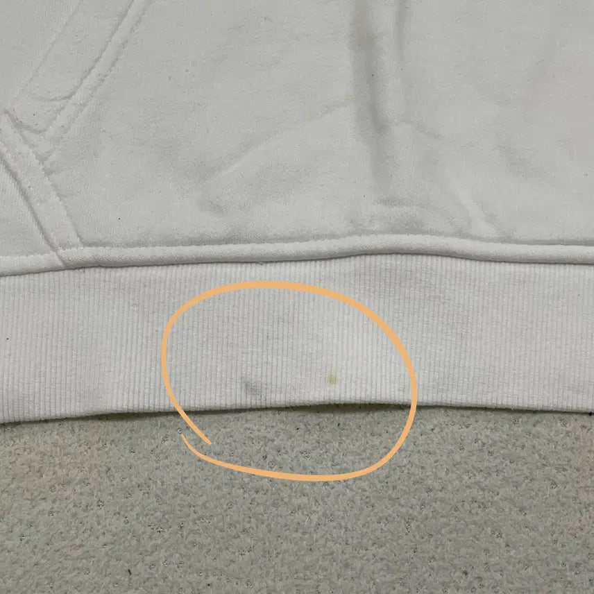 [BUNJANG] Guess Big Triangle Logo Cotton Hoodie / S 게스 빅 삼각로고 코튼 후드티셔츠 0416-1