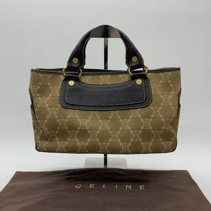 [BUNJANG] Celine Macadam Canvas Boogie Tote Bag Brown / 267001070 셀린느 마카담 캔버스 부기 토트백 브라운