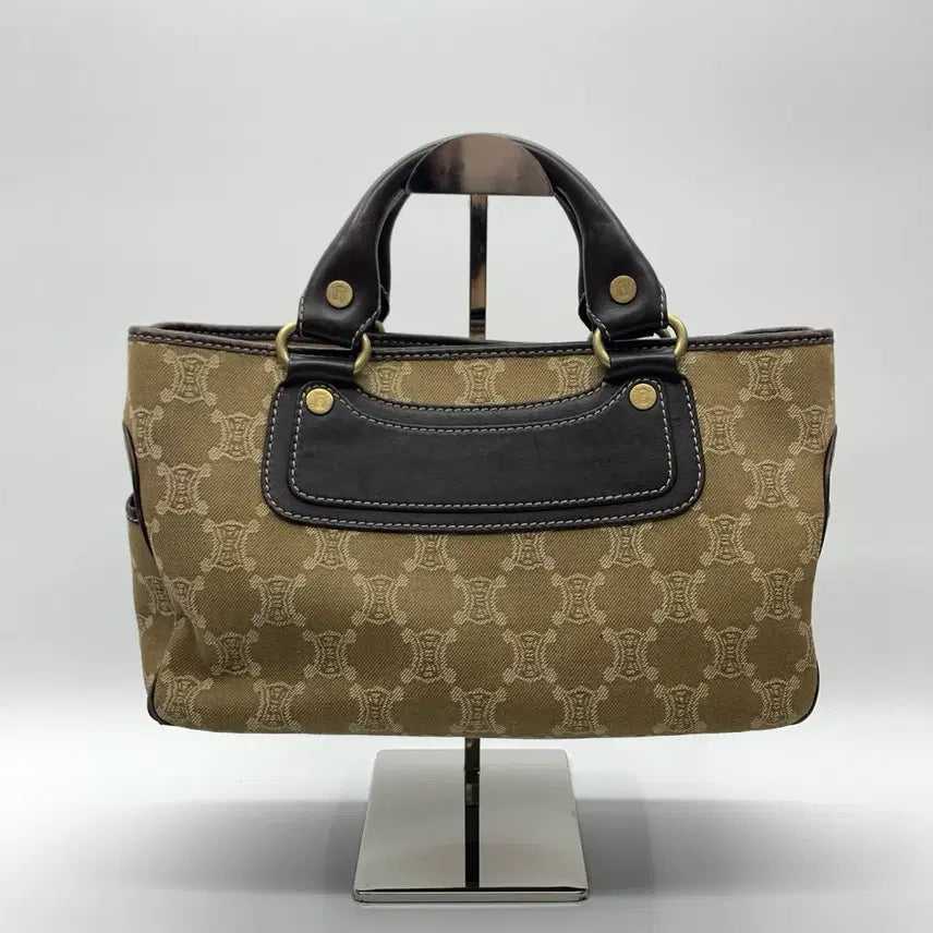 [BUNJANG] Celine Macadam Canvas Boogie Tote Bag Brown / 267001070 셀린느 마카담 캔버스 부기 토트백 브라운