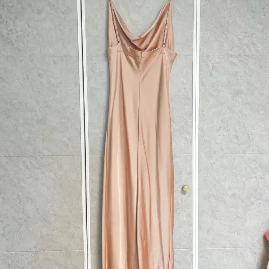 [BUNJANG] Satin Slip Long Dress / 새틴 슬립 롱 원피스