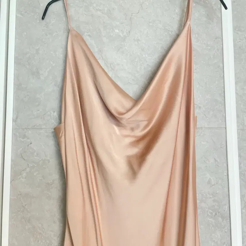 [BUNJANG] Satin Slip Long Dress / 새틴 슬립 롱 원피스
