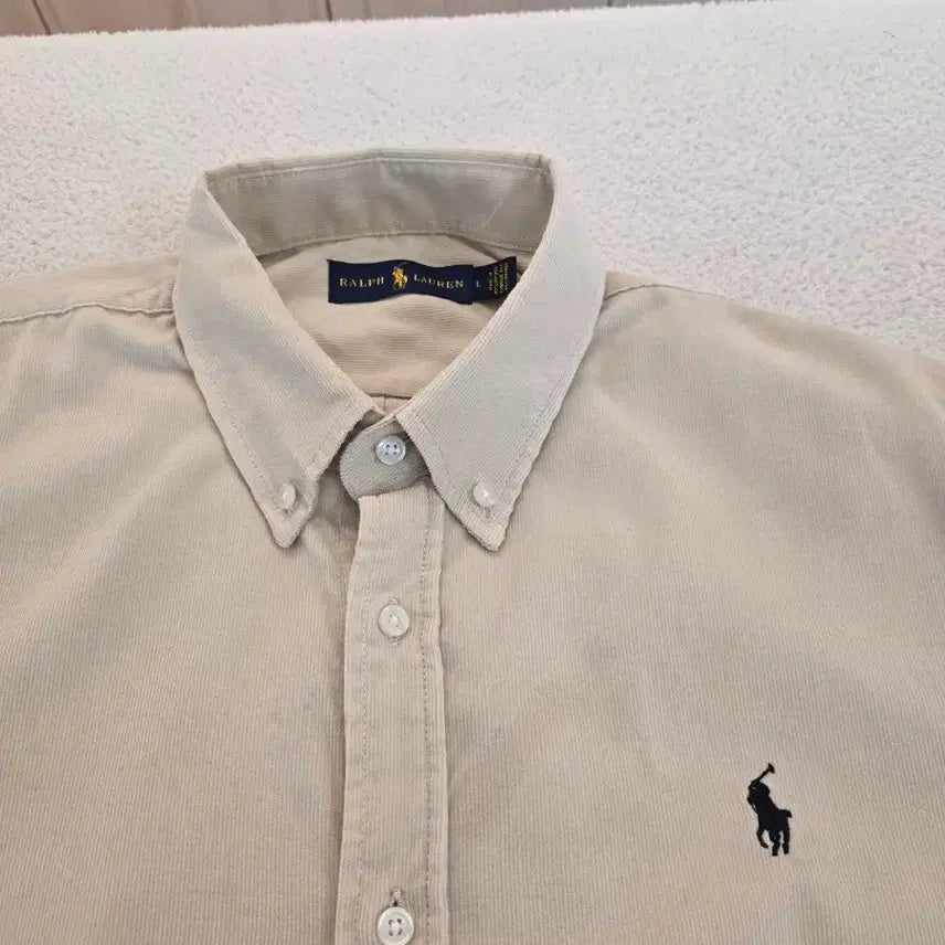 [SOLD OUT] 폴로 랄프로렌 베이지 셔츠 남방 L