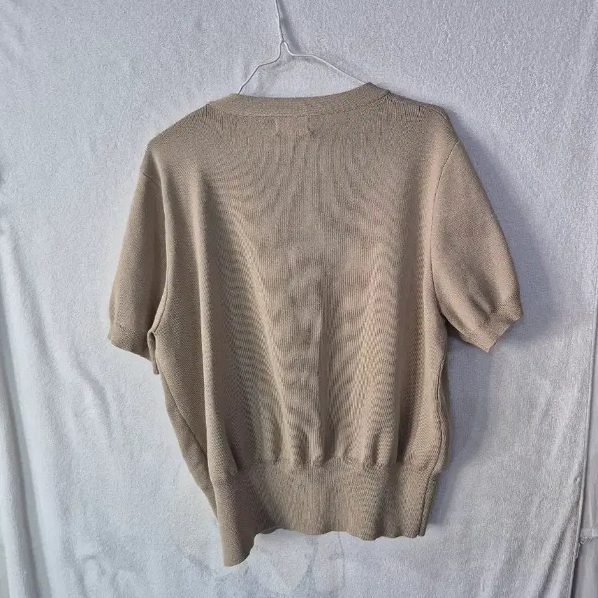 [BUNJANG] RIRI&amp;CO Beige Knit Cardigan / 3사이즈 RIRI&amp;CO 반팔 가디건 베이지