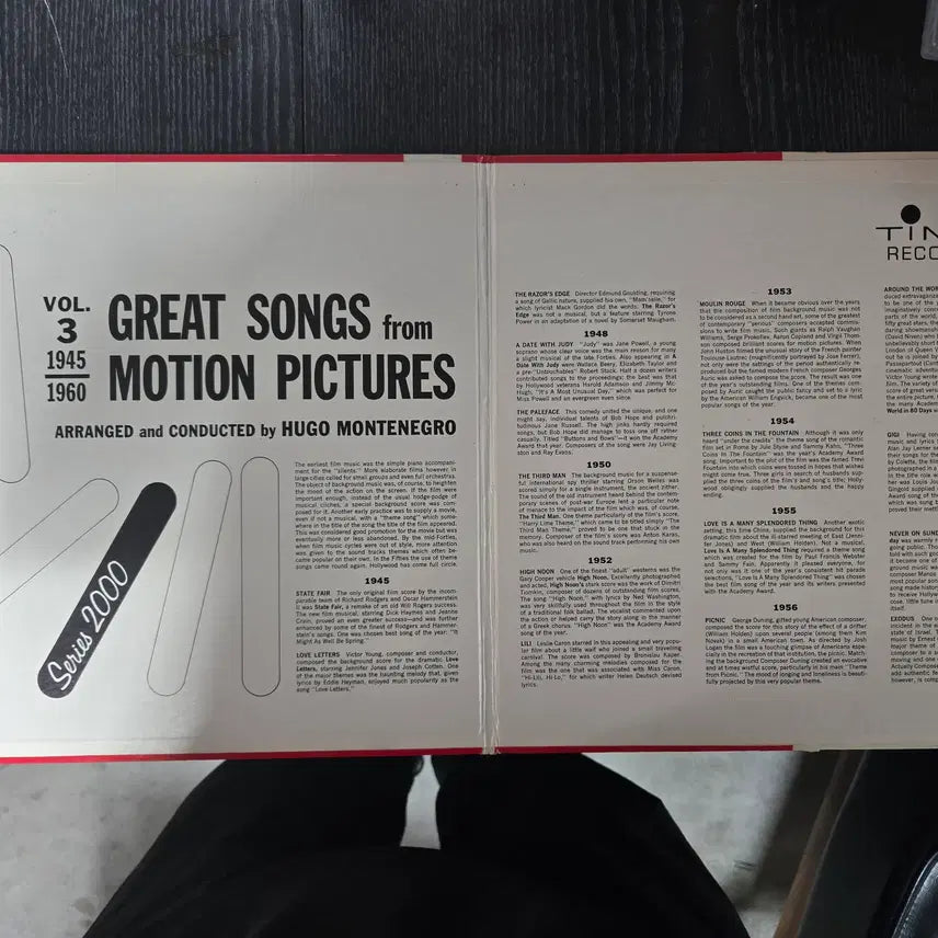 [BUNJANG] Hugo Montenegro Great Songs From Motion Pictures LP Record / 고전수입원판>a great songs from motion picture