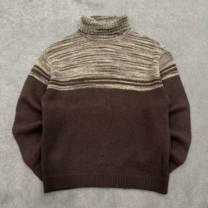 [BUNJANG] Lacoste 105 Wool Turtleneck Knit / 105 라코스테 터틀넥 울 폴라니트