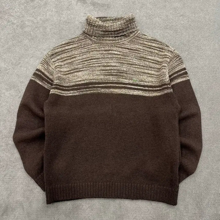 [BUNJANG] Lacoste 105 Wool Turtleneck Knit / 105 라코스테 터틀넥 울 폴라니트