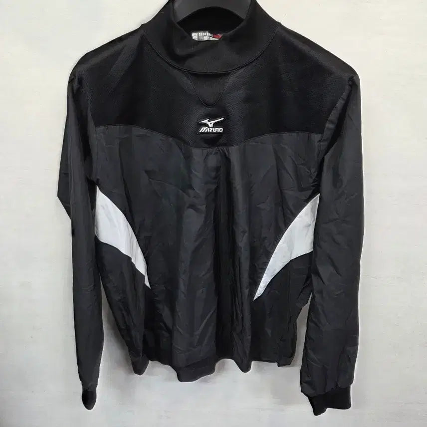 [BUNJANG] Mizuno Center Logo Baseball Warm-up Jacket / 미즈노 센터로고 베이스볼 풀오버 웜업 자켓 m