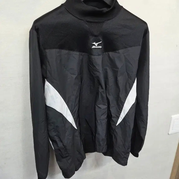 [BUNJANG] Mizuno Center Logo Baseball Warm-up Jacket / 미즈노 센터로고 베이스볼 풀오버 웜업 자켓 m