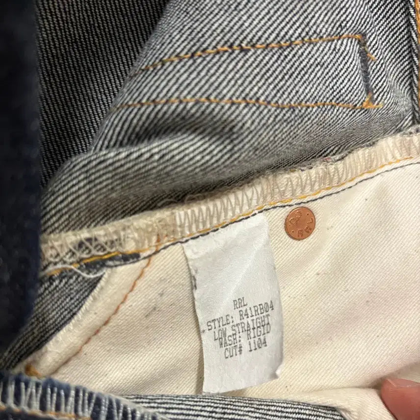 [BUNJANG] RRL Low Straight Rigid Selvedge Jean Indigo / [30X32] RRL 로우 스트레이트 리지드 셀비지 진 인디고