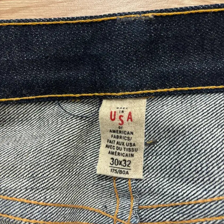 [BUNJANG] RRL Low Straight Rigid Selvedge Jean Indigo / [30X32] RRL 로우 스트레이트 리지드 셀비지 진 인디고